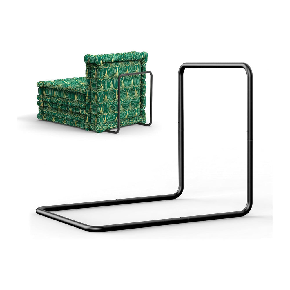 WOWMAX L-Shaped Metal Support Frame for Our Boho Floor Sofa, Freestanding Sof...
