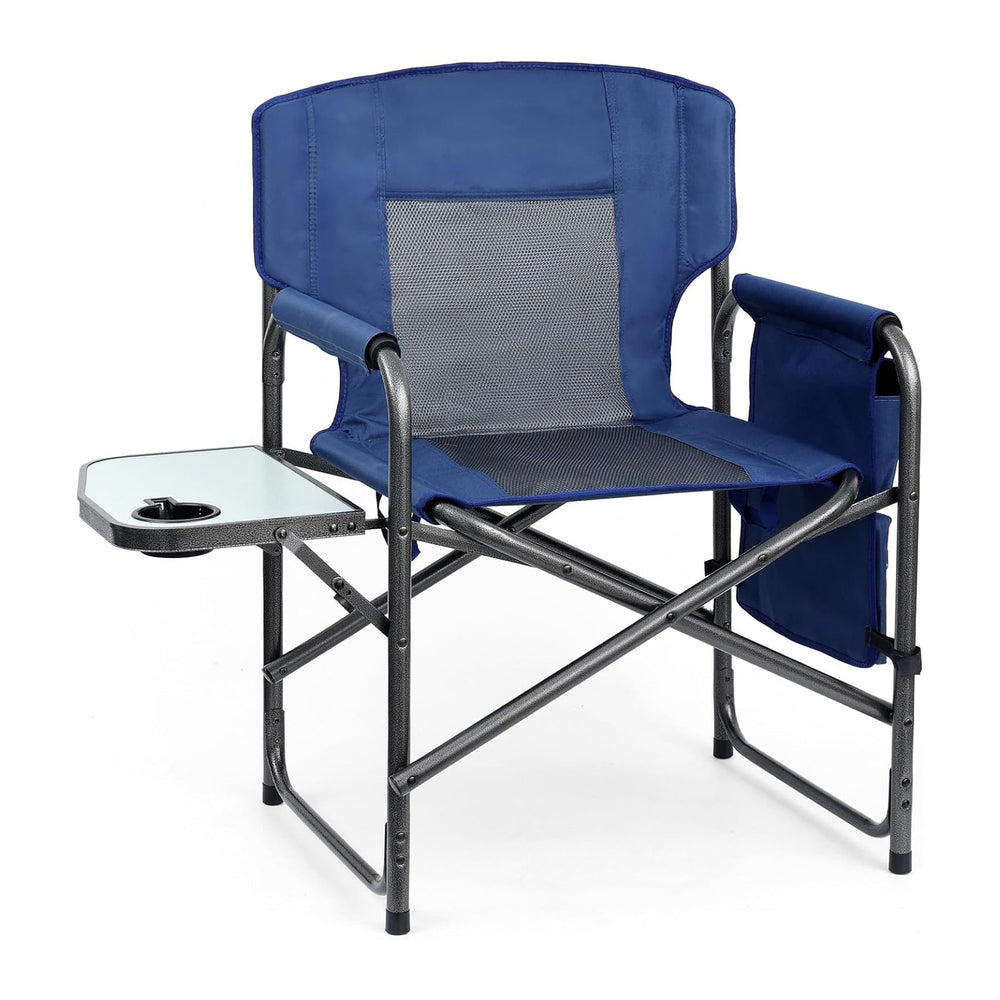 Yestomo Directors Chair, Camping Chairs for Adults, Heavy Duty Side Table, La...